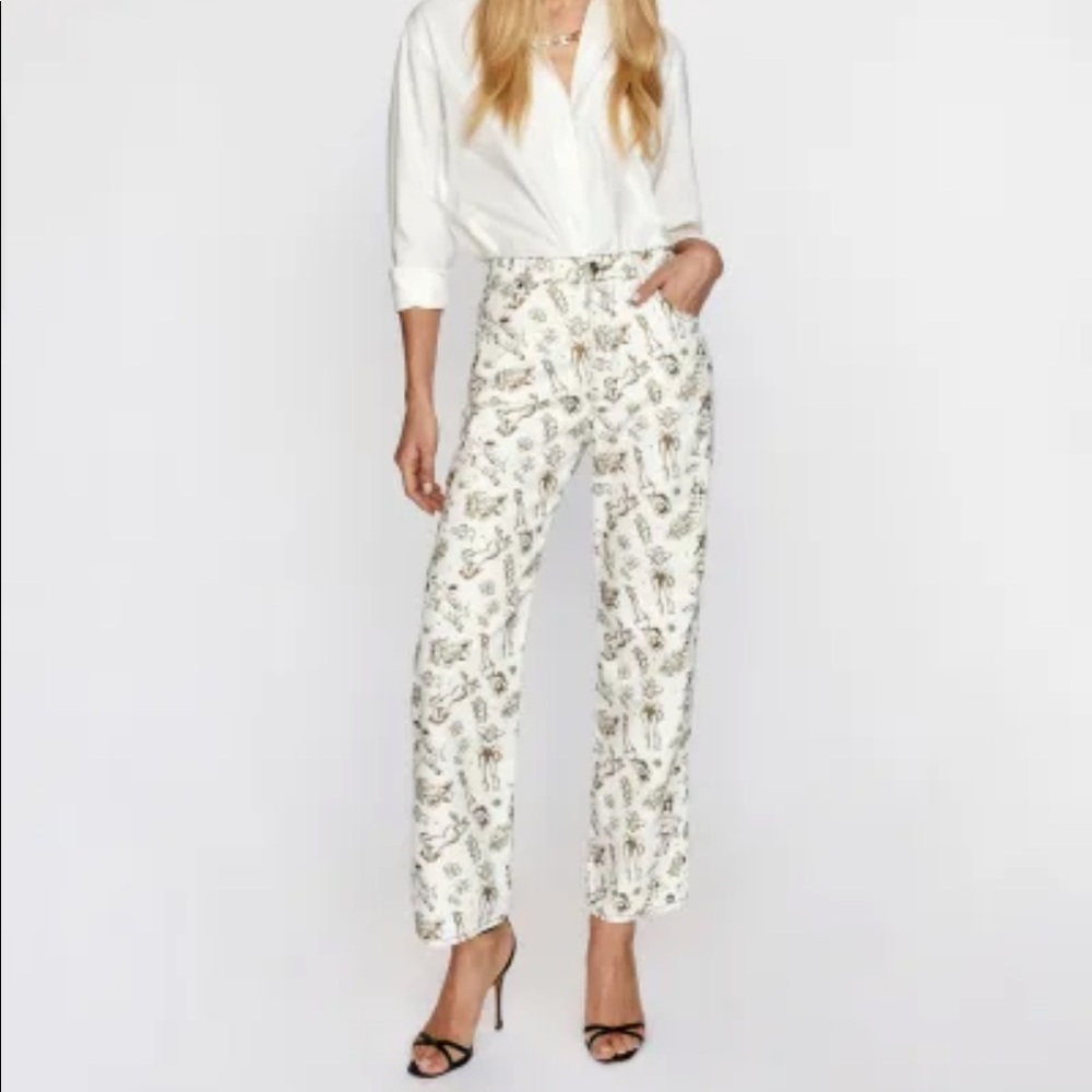 Cowboy High Rise Straight Jeans  Viva Las Vegas 28